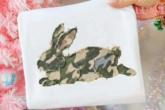 Camo Bunny PNG: High-Quality Design for Creative Projects