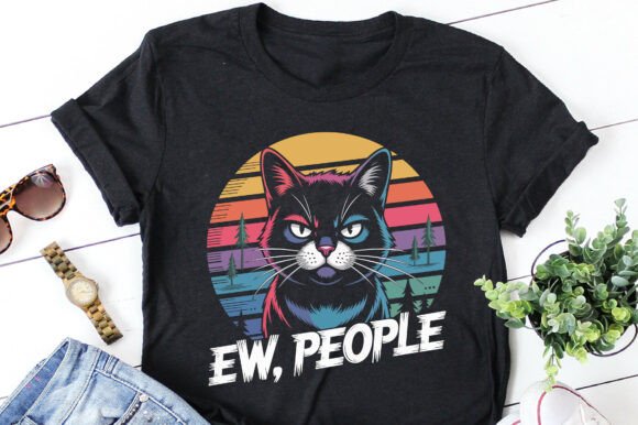 Ew People Black Cat Funny Png Eps: Design Asset Guide