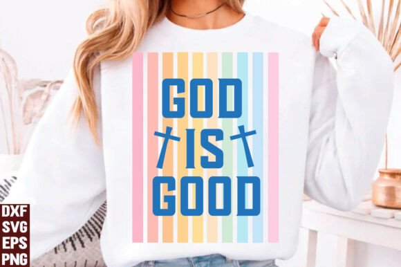 God is Good SVG: Preppy Christian Design for Modern Projects