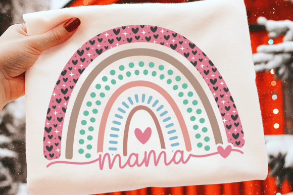 Mama Rainbow Svg: Vibrant Mothers Day Design Assets