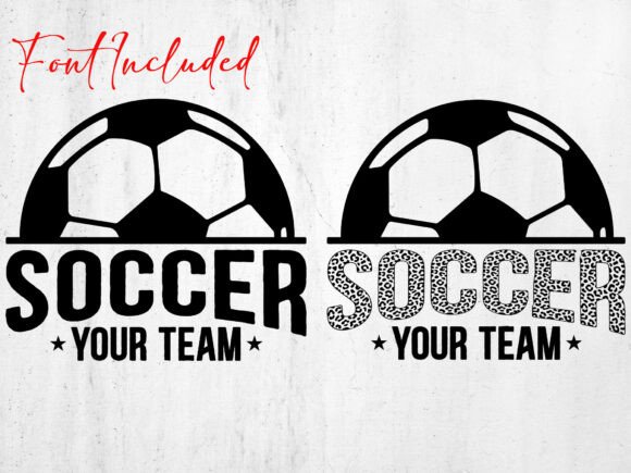 Soccer Team SVG & Player Templates for Dynamic Design