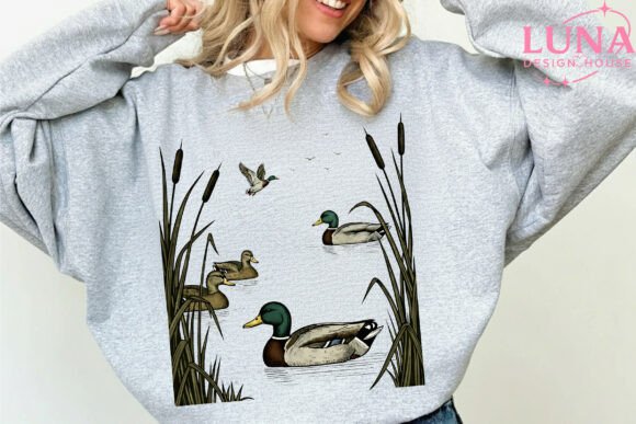Vintage Mallard Duck PNG: Elevate Your Design Projects